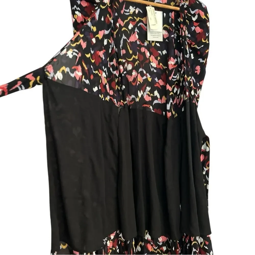 A.L.C. Tianna‎ Floral Wrap Midi Dress Size 4